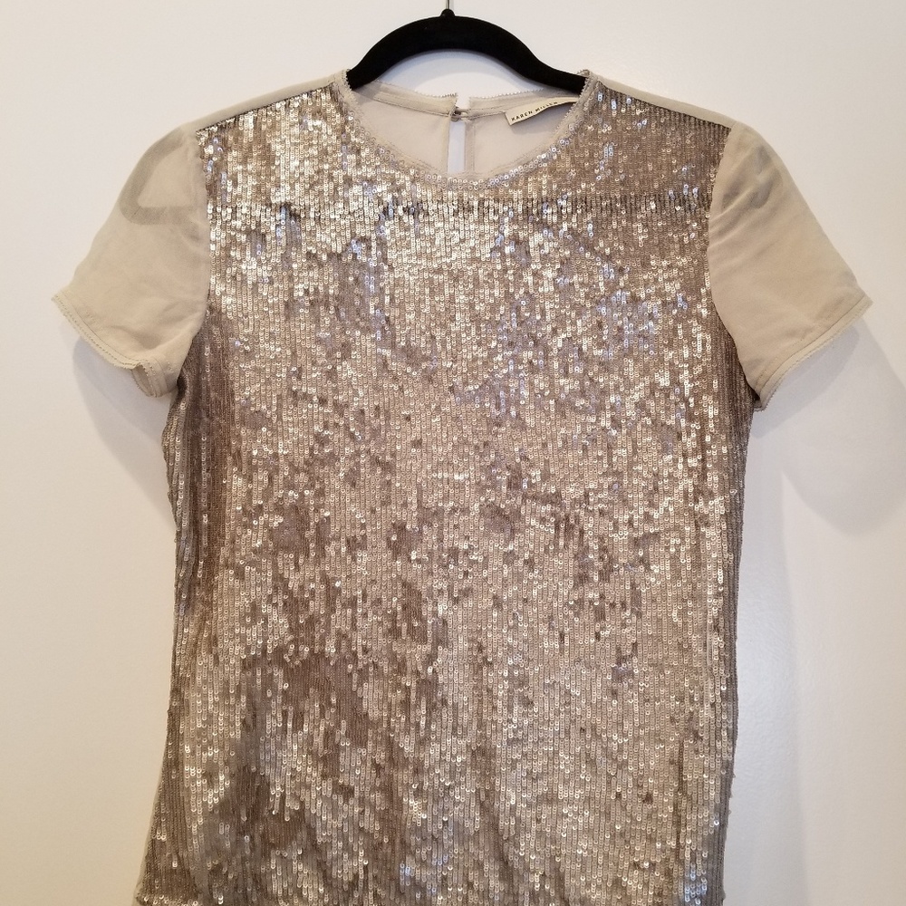 Karen Millen sequin blouse